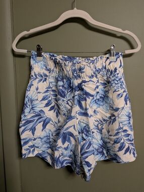 H&M Linen Blend Shorts